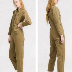 ILANA KOHN TIA COVERALL JUMPSUIT IN UMBER